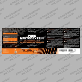 Maltodestrine Pure in polvere da 900gr | Integratore di Carboidrati