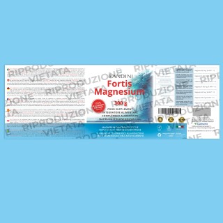 Fortis Magnesium 300gr - Forte lassativo stitichezza, ansia e stress