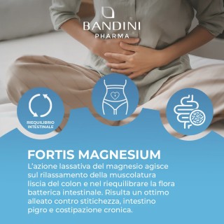 Fortis Magnesium 300gr - Forte lassativo stitichezza, ansia e stress