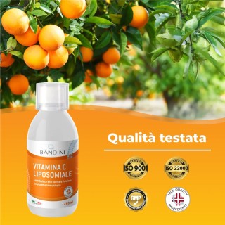 Bandini® Vitamina C Liposomiale liquida 250ml -Difese Immunitarie