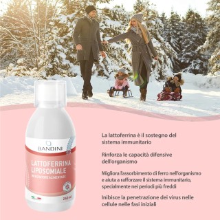 Bandini® Lattoferrina liposomiale liquida 250ml - Alto assorbimento