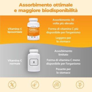 Bandini® Vitamina C Liposomiale 60 Capsule -Sistema Immunitario