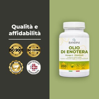 Olio di Enotera 200 Perle - Disturbi Mestruali & Menopausa