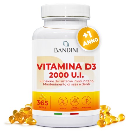 Vitamina D3 365 softgels in Olio d'Oliva - Rinforza i tuoi muscoli