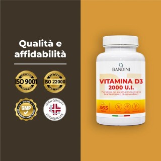 Vitamina D3 365 softgels in Olio d'Oliva - Rinforza i tuoi muscoli