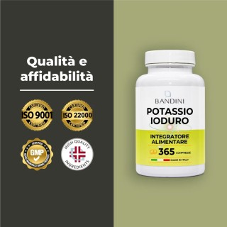 Iodio Ki Puro 365 compresse potenti - Rimedio contro la Tiroide