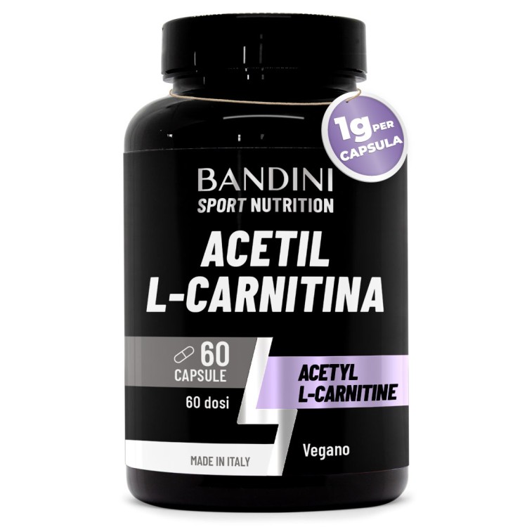 Acetil Carnitina - 60 Capsule - Per sportivi adulti - Performance Top