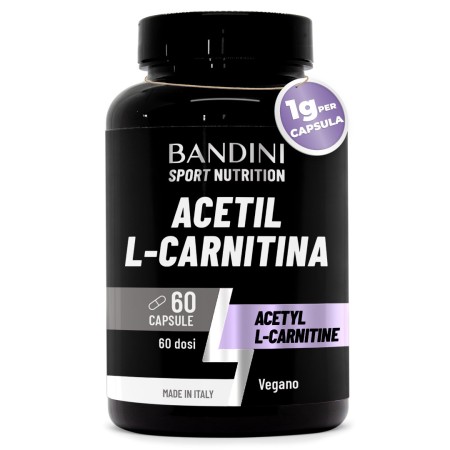 Acetil Carnitina - 60 Capsule - Per sportivi adulti - Performance Top