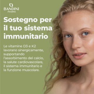 Vitamina D3 e K2 - 365 compresse per le Ossa ed i Denti