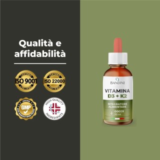 Vitamina D3 K2 liquida 30 ml migliora la coagulazione del sangue