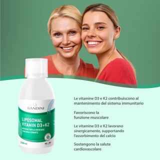 Bandini® - D3 K2 Liposomiale Liquida ad Alta Biosponibilità