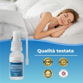Bandini® - Melatonina liposomiale spray liquida in gocce da 30 ml