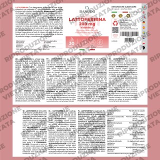Lattoferrina 30 capsule - Antiossidante per il sistema immunitario