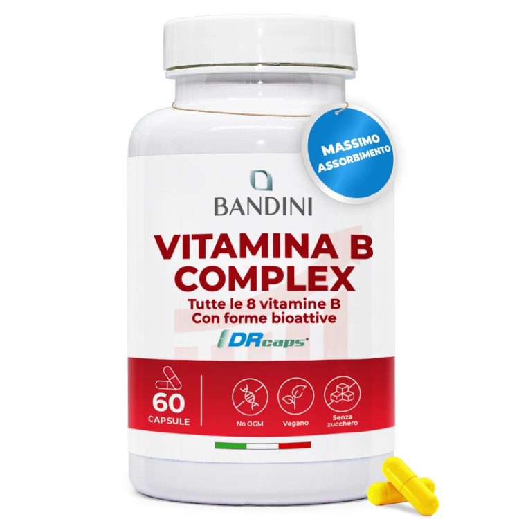 Vitamina B Complex 60 capsule 100% vegan & No OGM