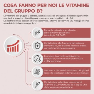 Vitamina B Complex 60 capsule 100% vegan & No OGM