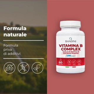 Vitamina B Complex 60 capsule 100% vegan & No OGM