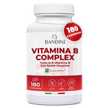 Vitamina B Complex 180 compresse - Contro lo stress ossidativo
