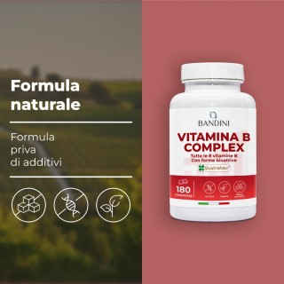 Vitamina B Complex 180 compresse - Contro lo stress ossidativo