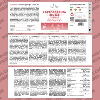 Lattoferrina 60 Capsule - Antiossidante per il Sistema Immunitario