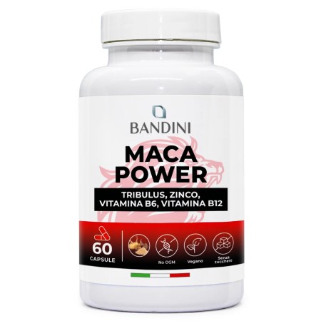 Maca Power da 60 capsule - Tonico che riduce la stanchezza