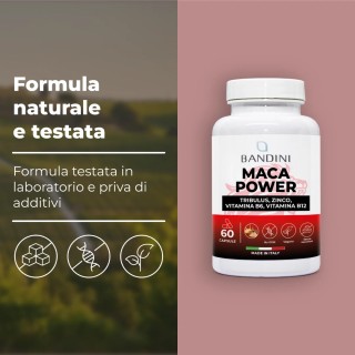 Maca Power da 60 capsule - Tonico che riduce la stanchezza