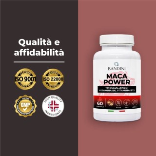 Maca Power da 60 capsule - Tonico che riduce la stanchezza