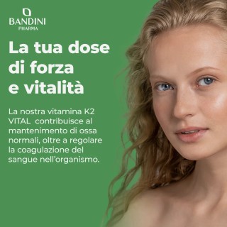 Vitamina K2 | 400 Compresse | Vit K2 Italiana per Ossa normali