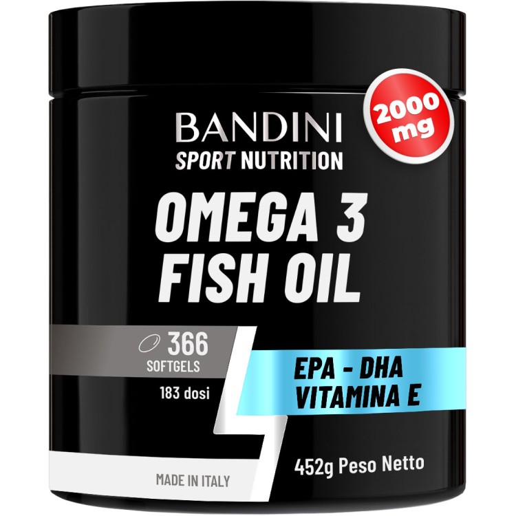 Omega 3 366 Softgels - Olio di Pesce per la funzione celebrale