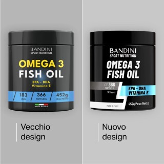 Omega 3 366 Softgels - Olio di Pesce per la funzione celebrale