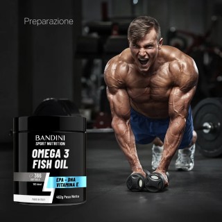 Omega 3 366 Softgels - Olio di Pesce per la funzione celebrale