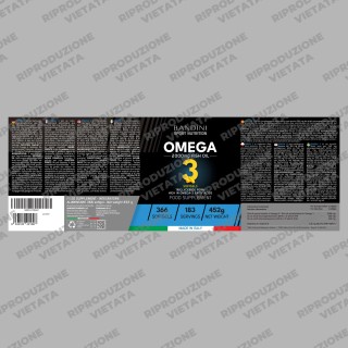 Omega 3 366 Softgels - Olio di Pesce per la funzione celebrale