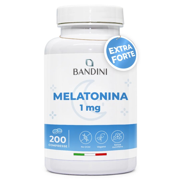 Melatonina Pura 200 Compresse - Forte per Dormire e Jet Lag