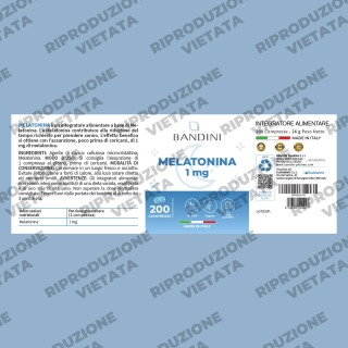 Melatonina Pura 200 Compresse - Forte per Dormire e Jet Lag