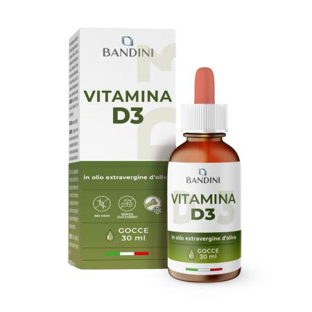 Vitamina D3 gocce 30 ml - Integratore di Vitamina D per le ossa