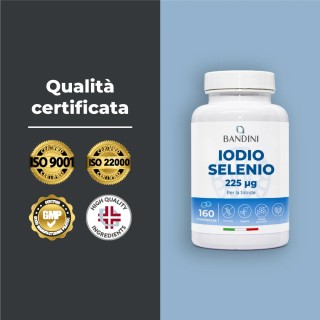 Iodio + Selenio 160 compresse ad alto assorbimento e dosaggio