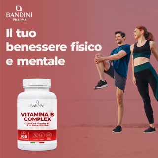Vitamina B Complex 365 compresse 100% vegano & No OGM