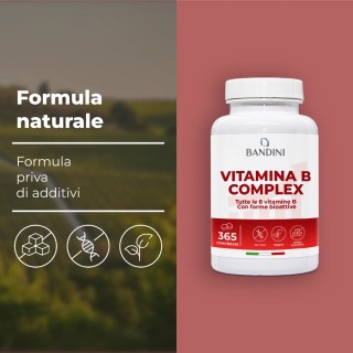 Vitamina B Complex 365 compresse 100% vegano & No OGM