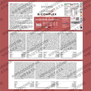 Vitamina B Complex 365 compresse 100% vegano & No OGM