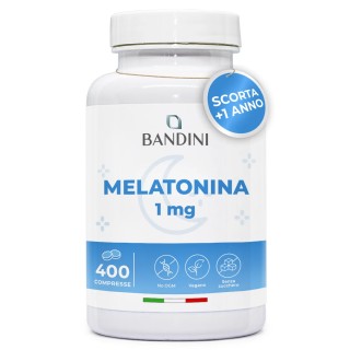 Melatonina Pura 400 Compresse - Forte per Dormire e Jet Lag