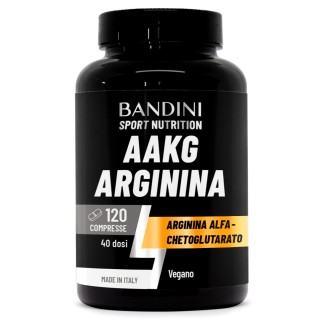 AAKG -120 Compresse - Pre workout potente per sportivi adulti