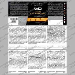 AAKG -120 Compresse - Pre workout potente per sportivi adulti