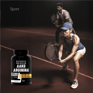 AAKG -120 Compresse - Pre workout potente per sportivi adulti