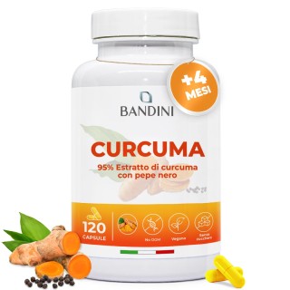 Curcuma 120 capsule antinfiammatorio dolori mestruali ed articolari