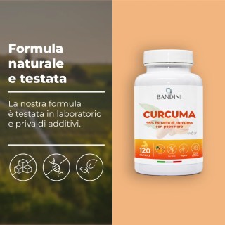 Curcuma 120 capsule antinfiammatorio dolori mestruali ed articolari
