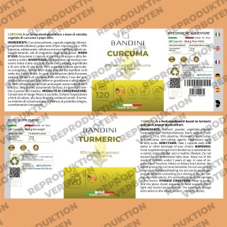 Curcuma 120 capsule antinfiammatorio dolori mestruali ed articolari