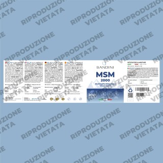 MSM 200 Compresse - Crescita dei capelli & Pelle ed Unghie sane