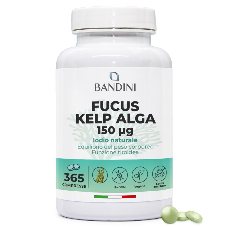 Fucus Kelp Algae 150mcg in compresse fonte di Iodio