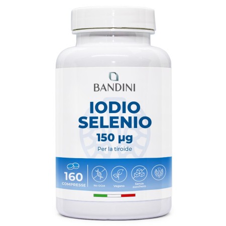 Iodio con Selenio 150 mcg compresse per la Tiroide