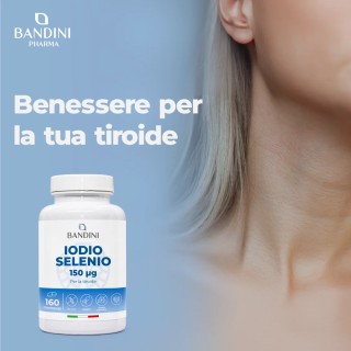 Iodio con Selenio 150 mcg compresse per la Tiroide