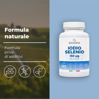 Iodio con Selenio 150 mcg compresse per la Tiroide